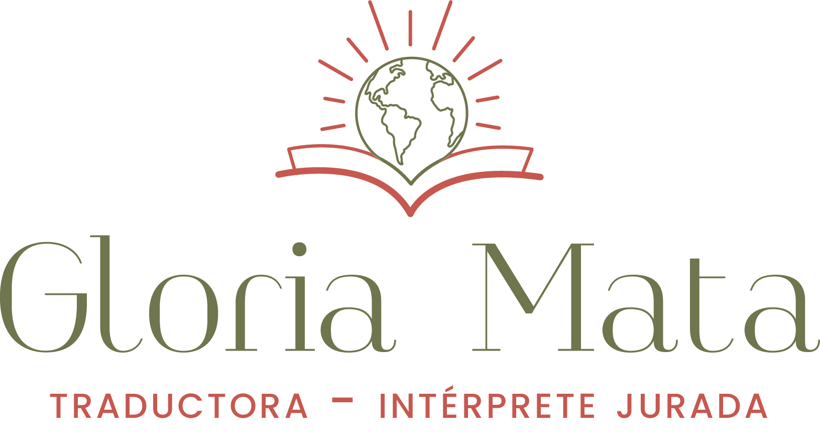 Logo de Gloria Mata Traductora - Intérprete Jurada